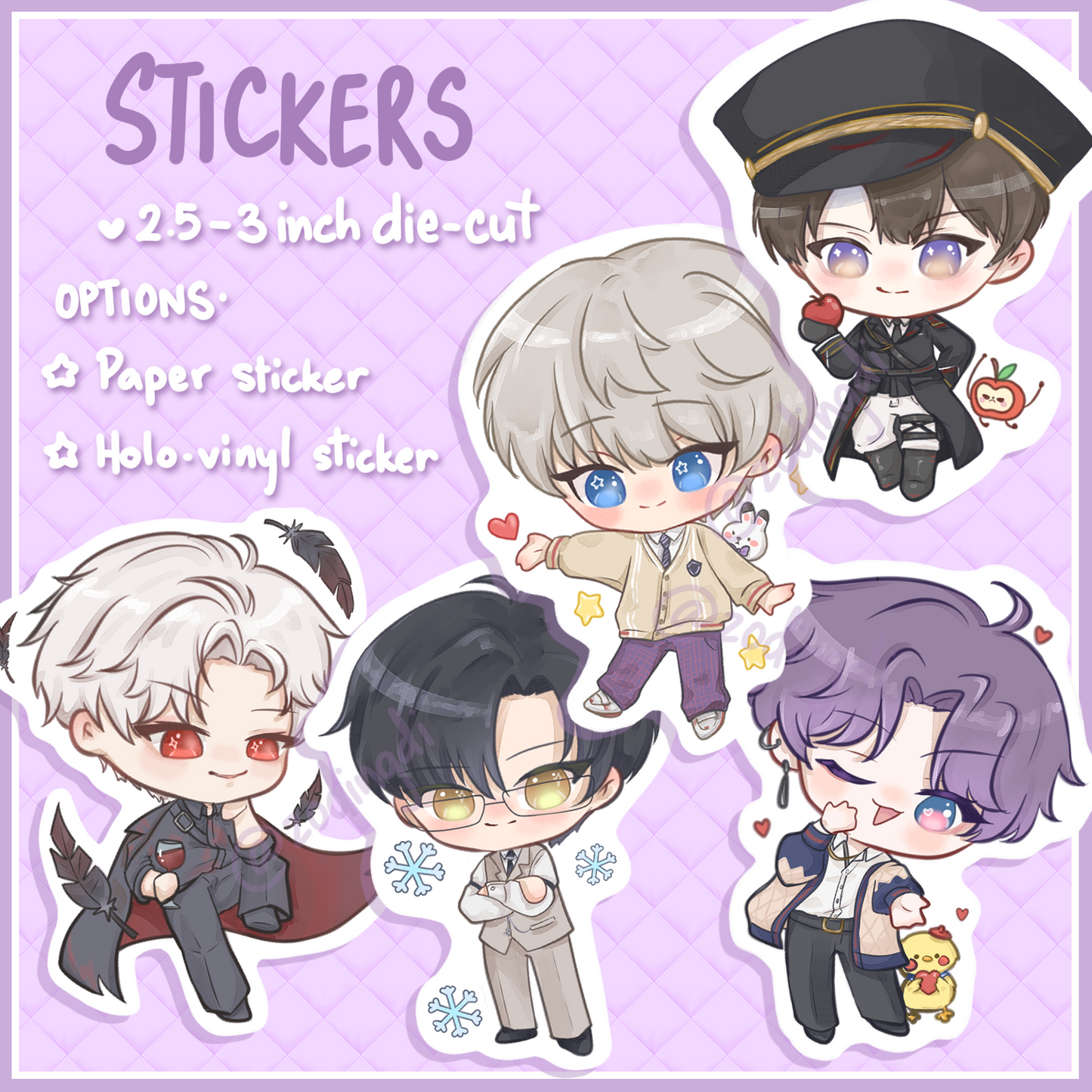 lads die-cut stickers