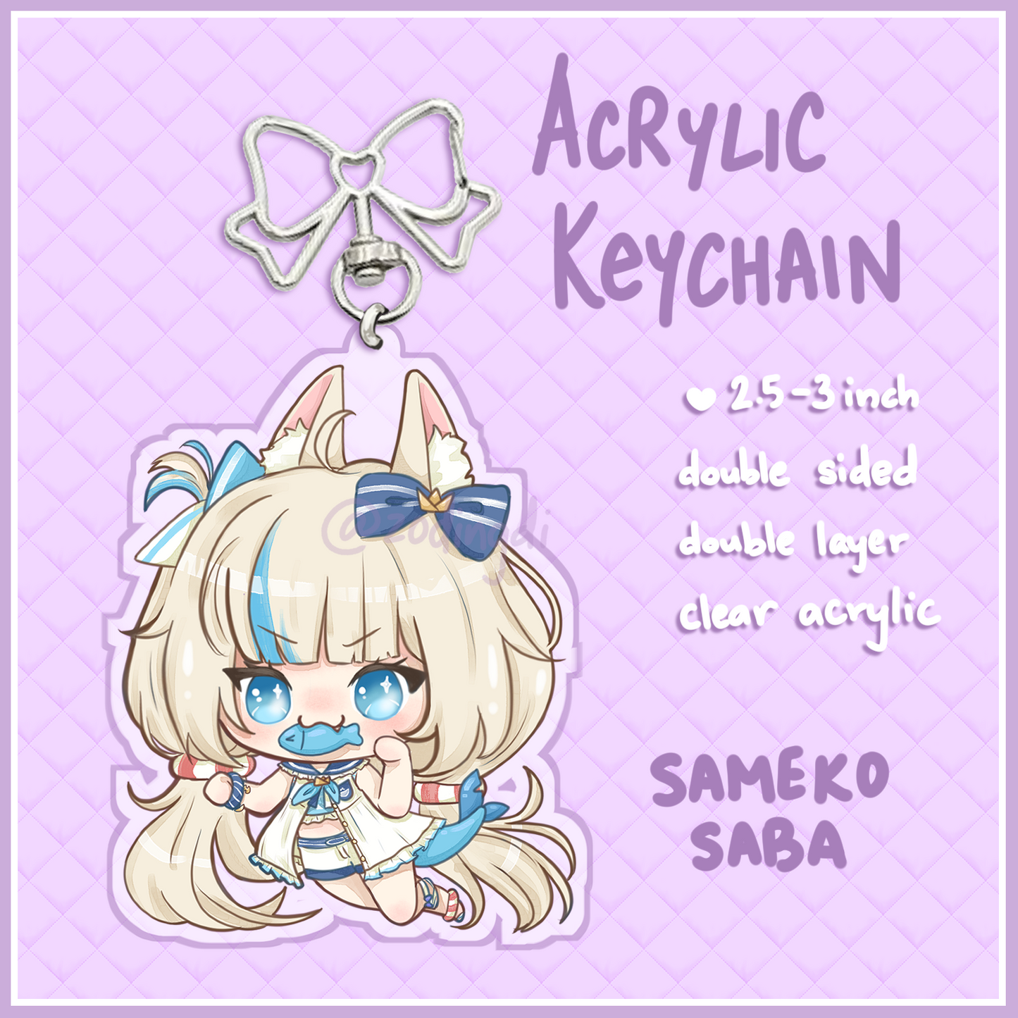 《last print》vtuber keychains