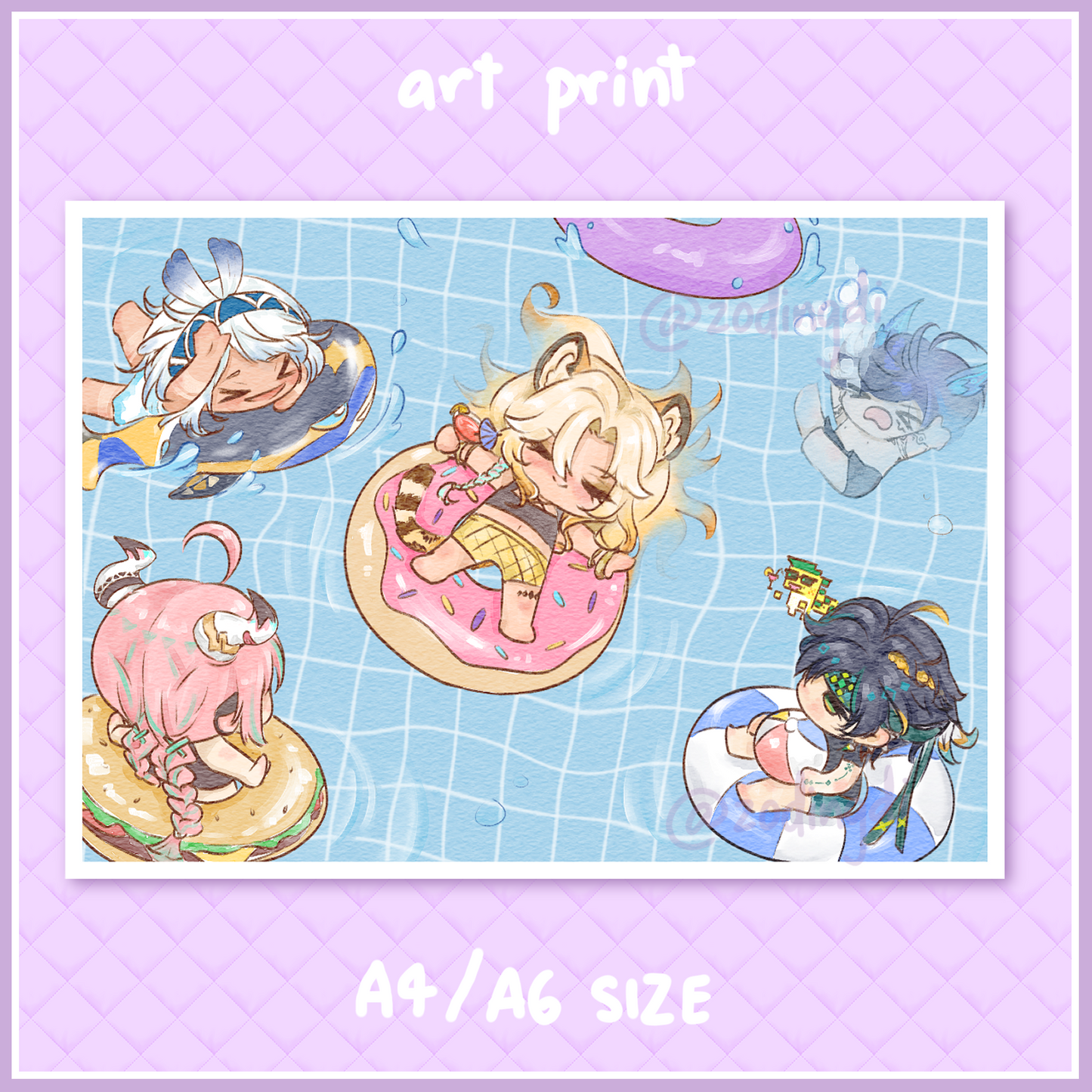 natlan pool day - print
