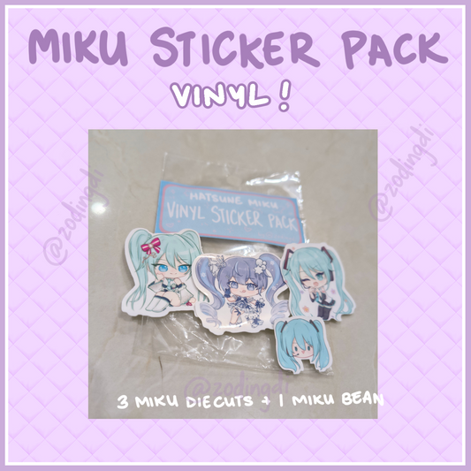 miku mini's - sticker pack