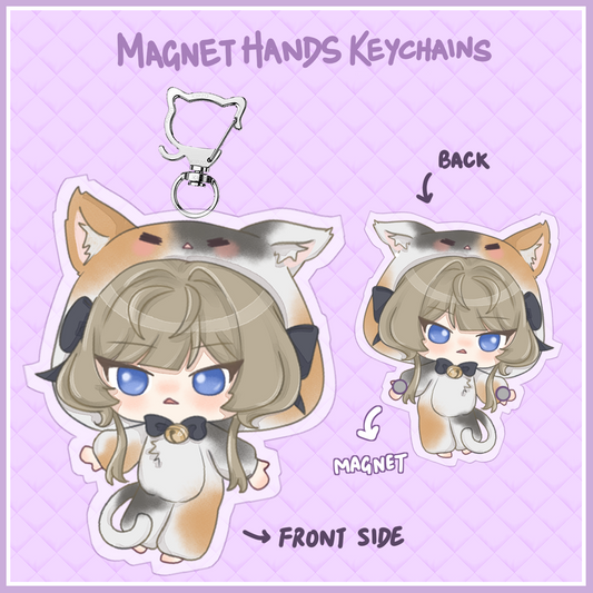 genshin magnet keychains