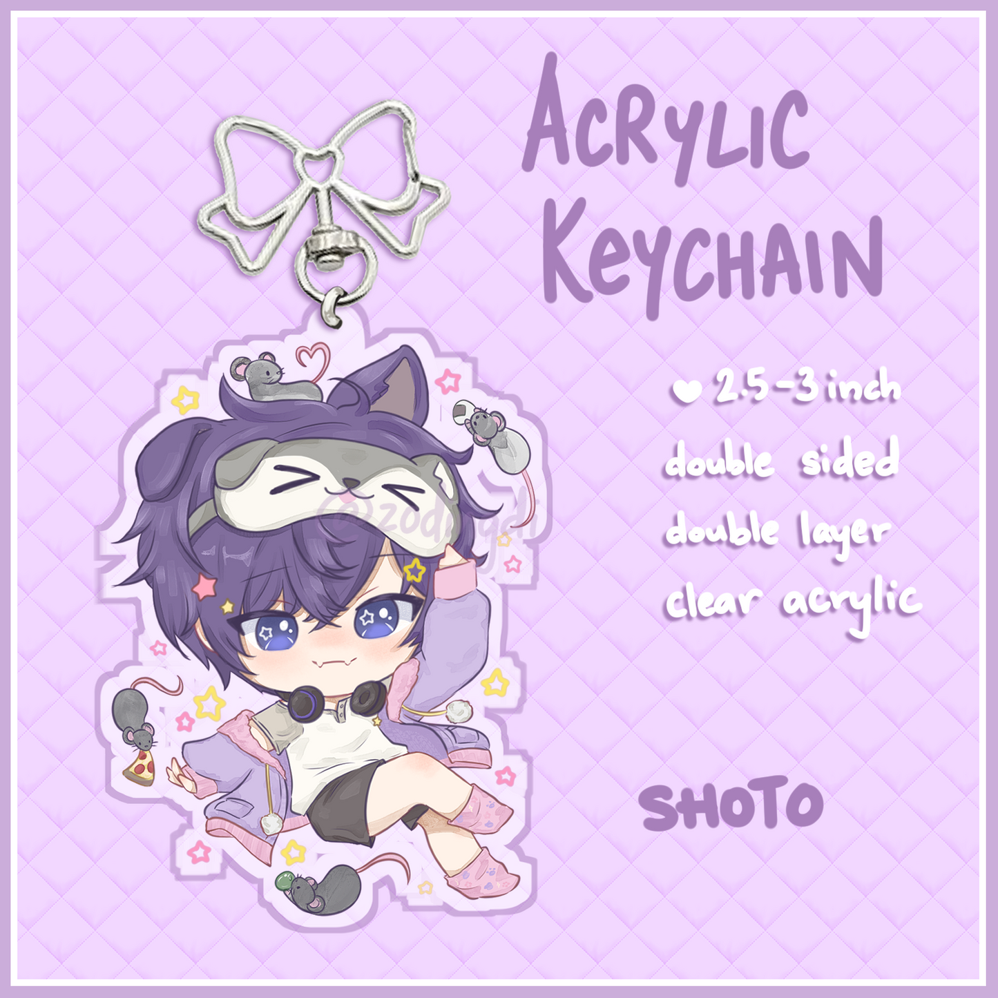 《last print》vtuber keychains