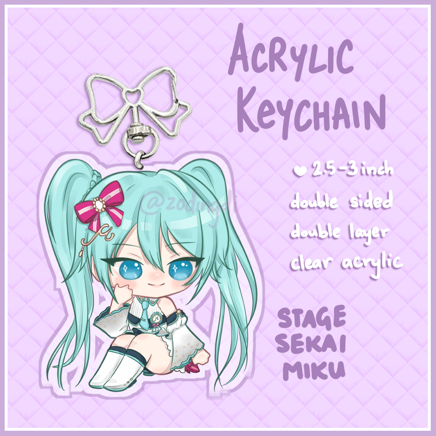 miku keychains