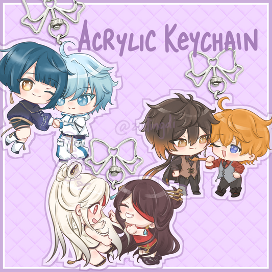 genshin ships keychains