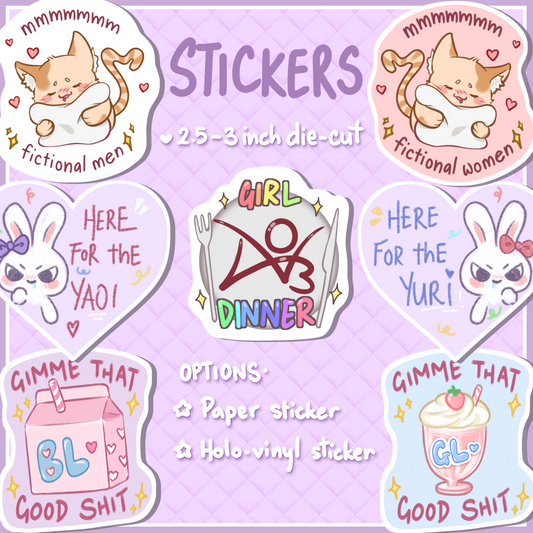 the degen die-cut stickers
