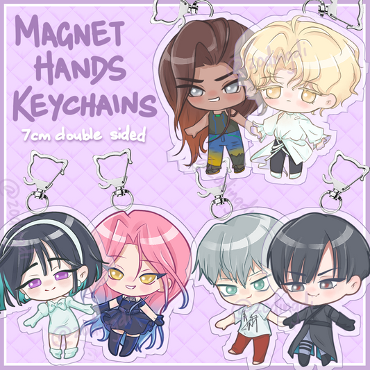 ⋆˙⟡ alien stage magnet keychains ⋆˙⟡
