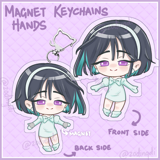 ⋆˙⟡ alien stage magnet keychains ⋆˙⟡