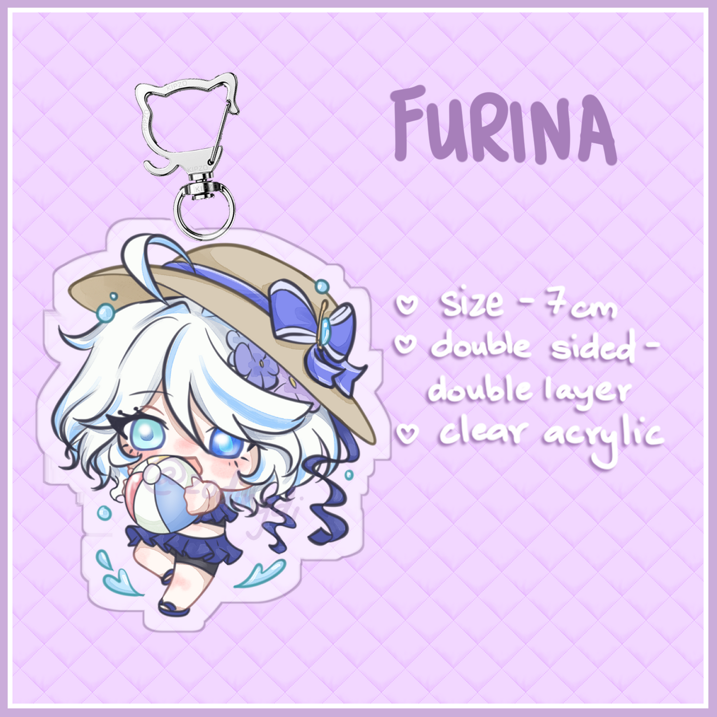 genshin summer keychains