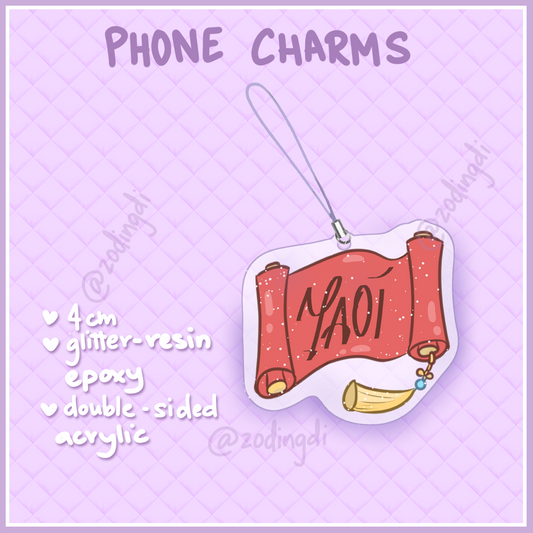 yaoi phone charm